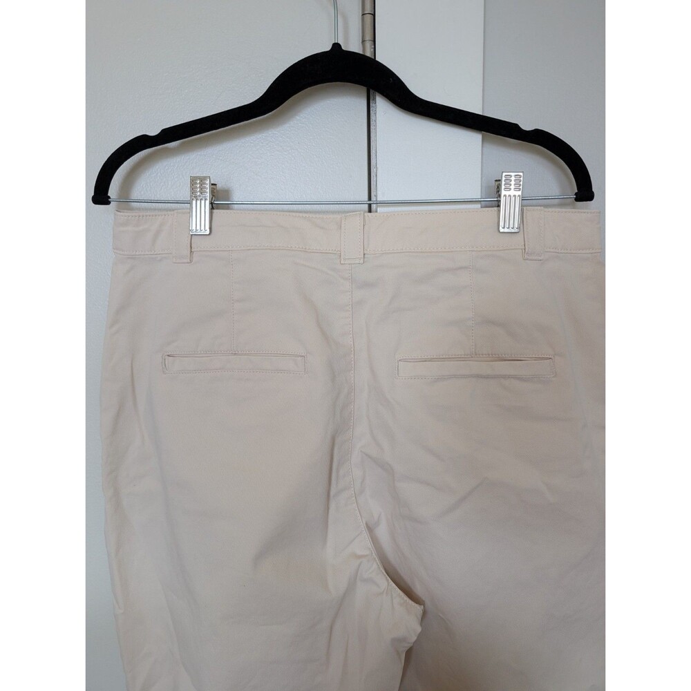 Gap Straight Up Khaki Pants Cream sz 12 - Picture 5 of 7